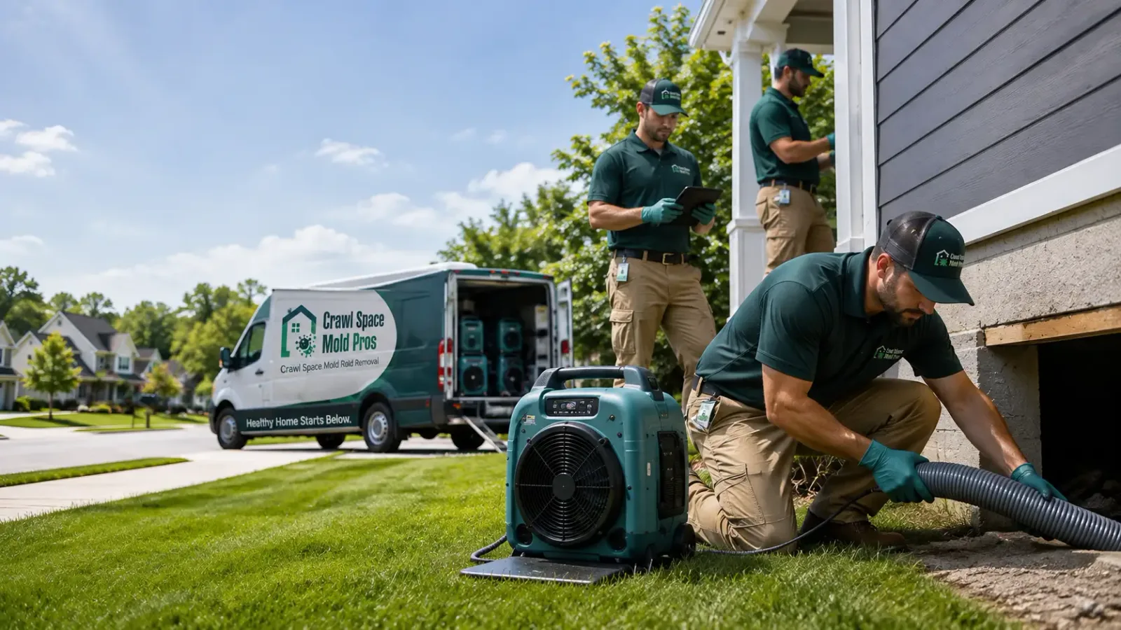Crawl Space Mold Removal in Parkton, MD